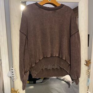 Chocolate sweater. Super cute for any girlie